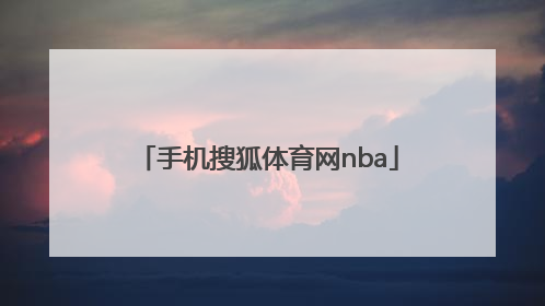 「手机搜狐体育网nba」手机搜狐体育网页打不开